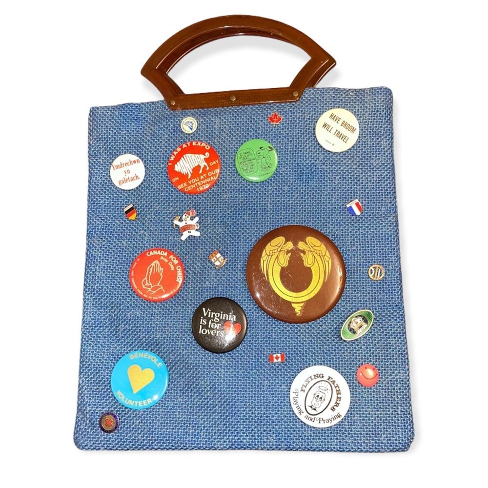 Vintage Pin Lovers Dream Handmade Purse